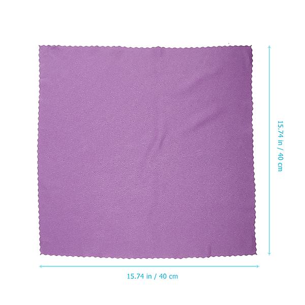 Mikrofiber Hårhandduk Absorberande Reseväska Sport Handduk Absorberande Träning Svetthandduk Resa Gym Handduk Lila Purple