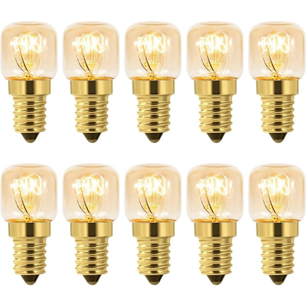 RYI_10-pack Saltlampslampa 15W Varmvit för Ugn, Kyl-4-