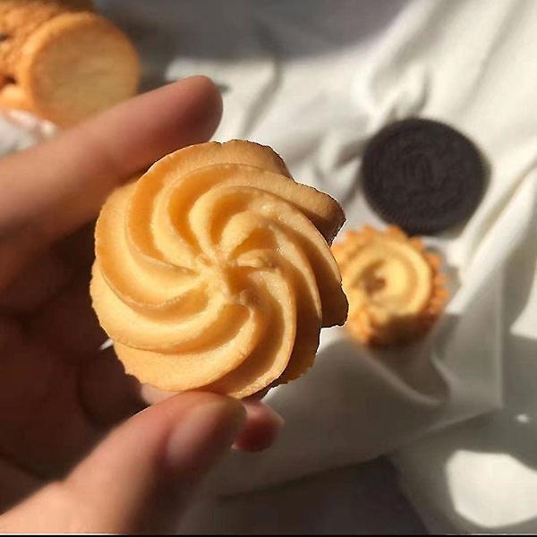 Hårnål Kakor Simulation Hår Rolig Kex Sido Clip Hårprydnad Whirlpool Kakor Whirlpool Cookies
