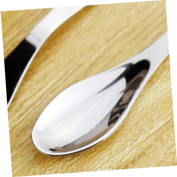 4 stk Campingsskjeer Gaffel Camping Spork Middaggaffel Metall Serveringsskjeer Metall Spork Camping Bestikk Rustfritt