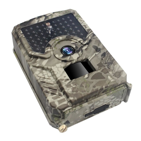 Dyrelivskamera, 1080p 12mp jaktkamera med infrarød nattsynsbevegelsesdetektor, hd viltkamera med SD-kort Ip66 vanntett overvåking