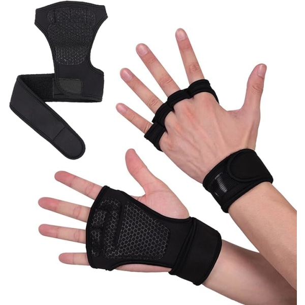 Treningshansker med håndleddsstøtte for menn og kvinner ideelle for å heve håndflaten på treningshansker,