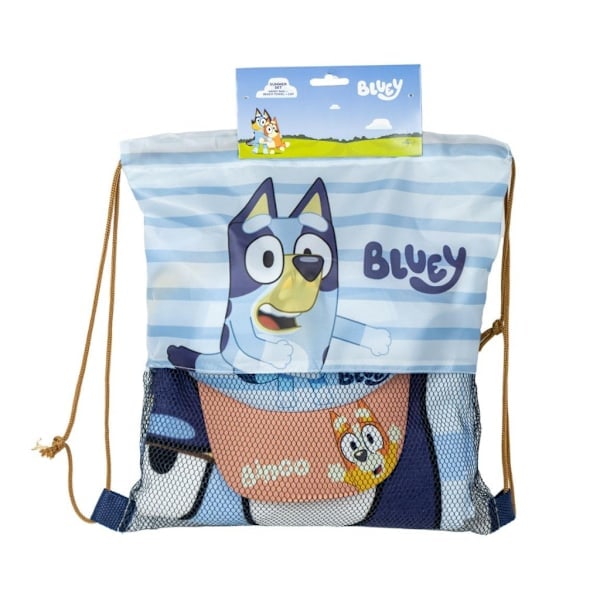 Bluey Kasket, Håndklæde & Gymnastikpose til Børn - 3 Dele
