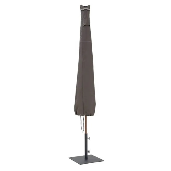 2 stk paraplydeksel for paraplyer, vanntett og slitesterk markedsparaply parasolltrekk med glidelås, svart