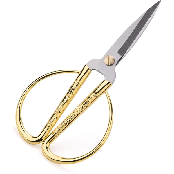 Saks, Spidse, Super Skarpe, Præcis Klip, Bredt Håndtag, 17 cm