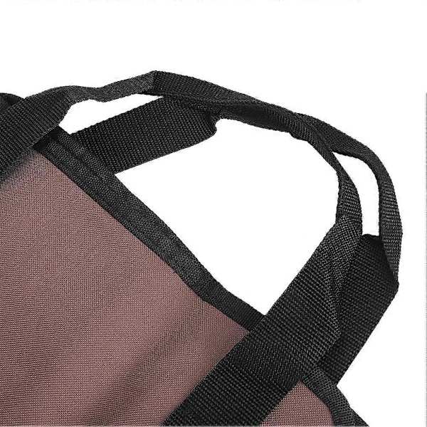 RYO_600D Oxford Klud Bærbar Brænde Log Transportør Træ Opbevaringspose Organizer Kaffe Farve