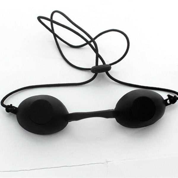Flexibla solarieglasögon UV-ögonskydd Svarta glasögon, laserskyddande ögonmask/skönhetsinstrument skyddsögonmask/solmask för ögon