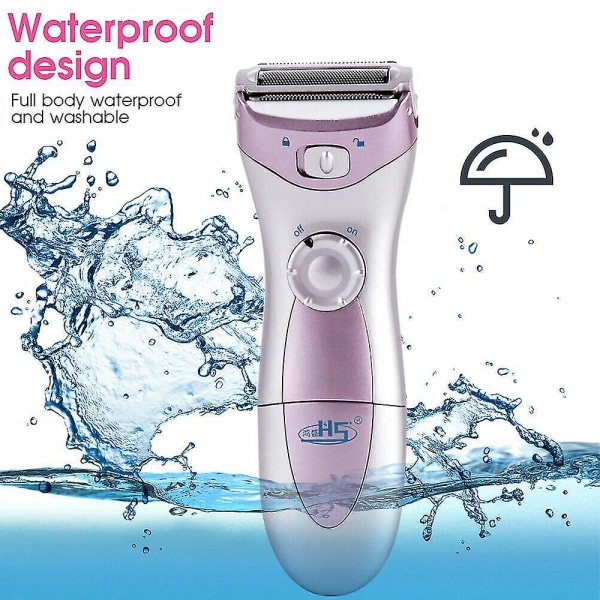 Elektrisk epilator rakapparat för kvinnor, kropp, ansikte, ben, rakningstrimmer