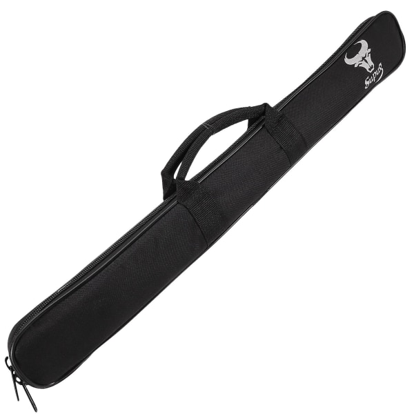 Professionel Bærbar Fløjte Taske Fløjte Transporttaske Fløjte Pung Fløjte Bærer Sort 72.5x10cm Black 72.5x10cm