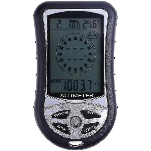 Altimeter Termometer Barometer Multifunksjonskompass