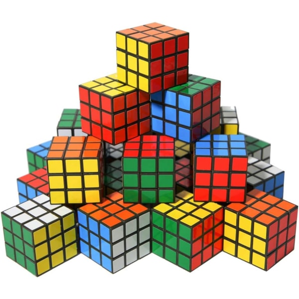 Mini Kuutiot Juhlapelilelut 3x3x3 Magic Speed Cube Elävin Värein Juhlaherkku Koulu Tarvikkeet Puzzle Pelisetti 12