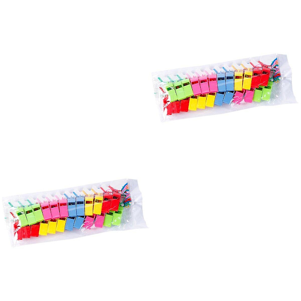 48 kpl Värikkäitä Pilliä Urheilukilpailuihin Kannustamiseen Monitoimipilli Tuomarin Pilli 48 kpl 4. 48 pcs 4.5X2.3CM