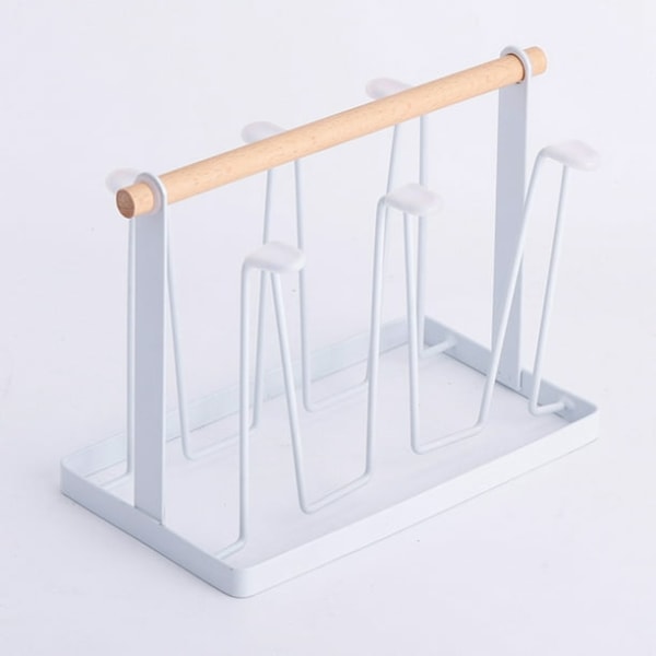 Kopp tørkerack Vannflaske tørkerack Flasketørkerholder Vannkopp arrangører Kopp tørkerack 6