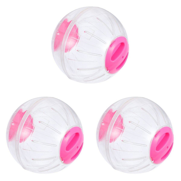 3 stk Hamsterløpehjul Liten Kjæledyr Plast Treningskule Morsom Leketøy 3stk 15X15X15CM 3pcs 15X15X15CM