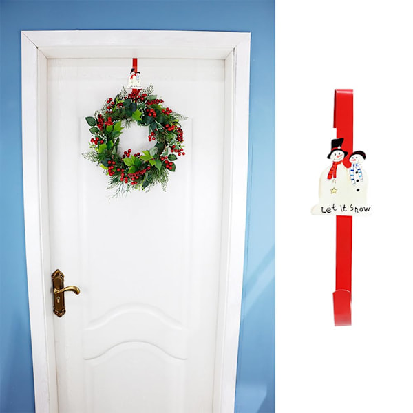 Julkranshängare Dörrkrokar Vinter Snögubbar Jultomte Stjärna Dörrhängare för Julfest