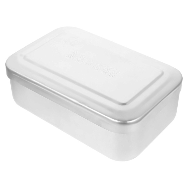 Snackbeholdere Voksne Frokost Bento Box Voksne Bentobokse Mikrobølgeovnsikker Salatboks Bentobeholdere Sølv 16X10X6CM Silver 16X10X6CM