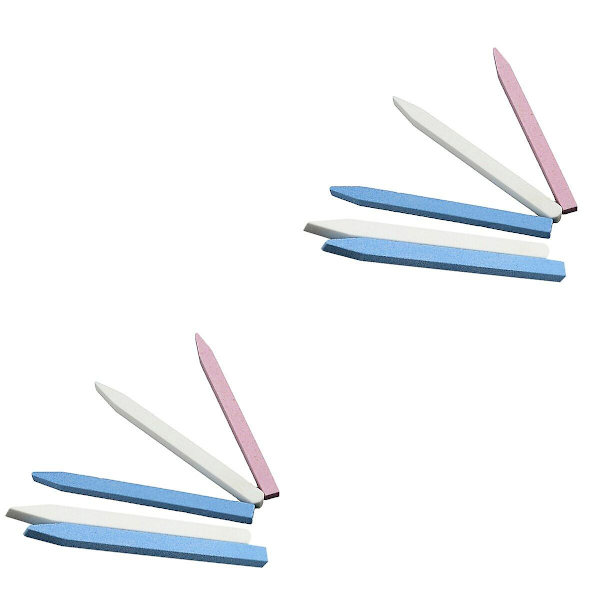 15 st Nail Art-filer Pumice Sten Manikyr Poleringsverktyg För Hemma Salong (slumpmässig Färg) 10 st 10 pcs