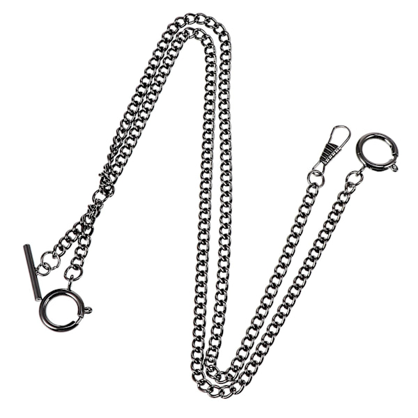 Praktisk Lommeur Kæde Dekorativ Lommeur Kæde Legering Kæde Sort 44x2cm Black 44x2cm