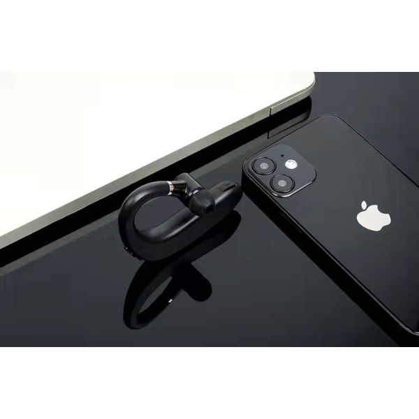 RYI) Enkelt Bluetooth 5.1-headset Ultralet Håndfrit Trådløst Høretelefon Ea