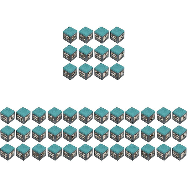 60 kpl Keppijauhetta Pöytäpöytä Keppiliitu Biljardi Pelivarusteet 48 kpl 2,5x2cm 48 pcs 2.5x2cm