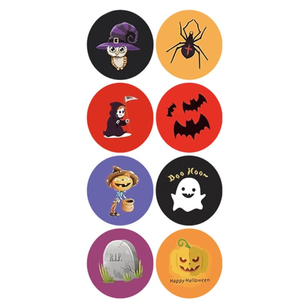 Klistermärken Etiketter Dekoration för Halloween Halloween klistermärke