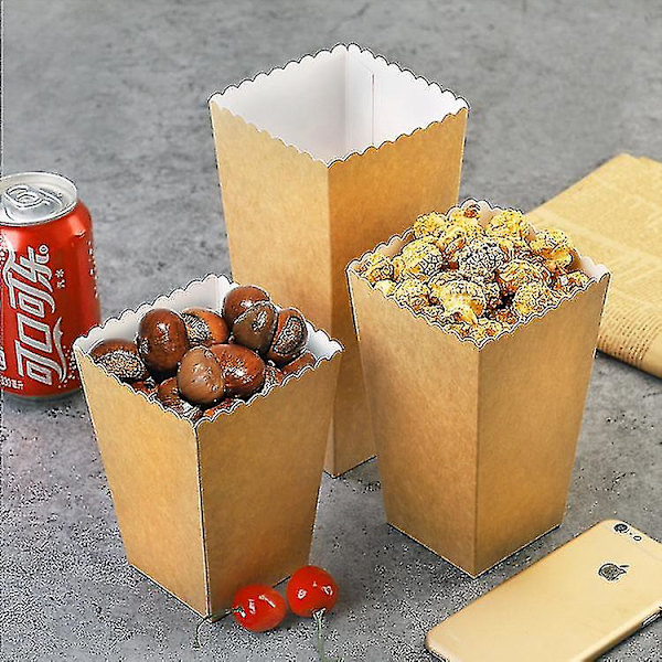 30 stk. Popcornæsker Popcornæske Slikbeholder til Festsnacks, SlikS S