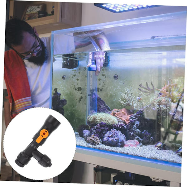1 Sett Fisketank Vannbytter Husholdningsrenser Vannpumpe for Fisketank Fisketank Tilbehør Akvarium Vannbytter Kran Vann