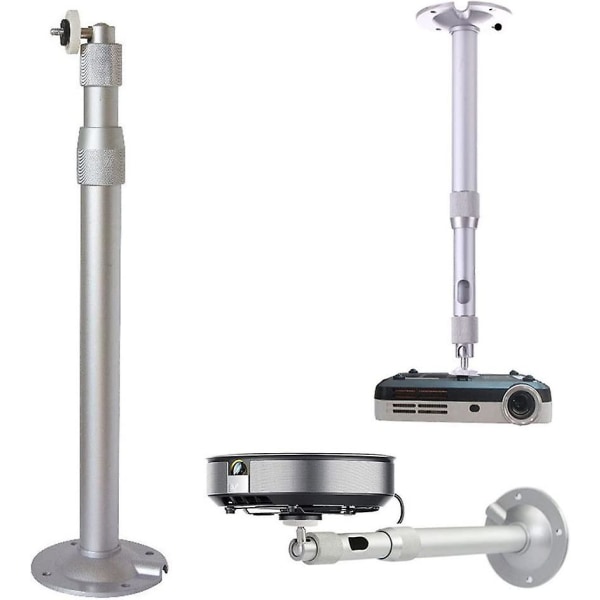 Projector Takmontering Brakett for Vegg og Tak 20-40cm, Rotterbar Aluminium Takbrakett