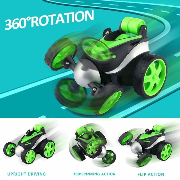 Fjernstyret bil, børnelegetøj Rc Auto fjernbetjening 360 Rotation Mini Stunt Auto Elektrisk Motorcykler Køretøj