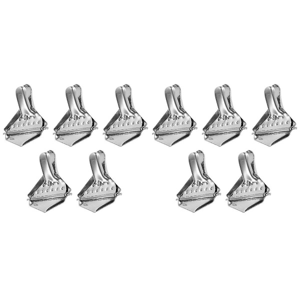 15 st  Manuell Citronpress i Rostfritt Stål Praktiska Citronpressar (silver)10 st8.3X7.2CM 10 pcs 8.3X7.2CM