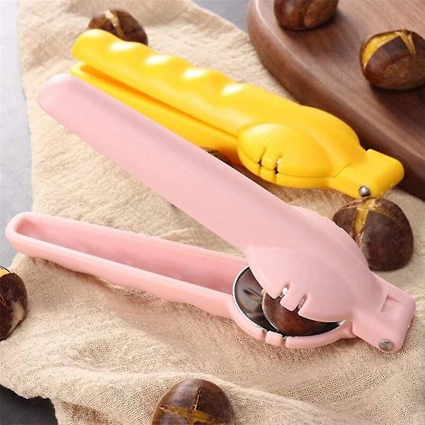 Nøddeåbner Cutter Gadgets 2 i 1 Hurtig Kastanje Klip Valnød Tang Metal Nøddeknækker Skaller Køkken