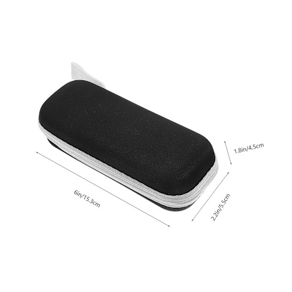 Lille paraply sammenklappelig paraply kompakt vindstærk paraply bærbar parasol sort 15,3X5,5cm Black 15.3X5.5cm