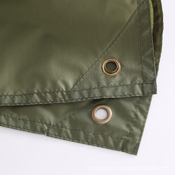 Hettegenser Regnponcho Vanntett Regnjakke for Menn Kvinner Voksne (army green)