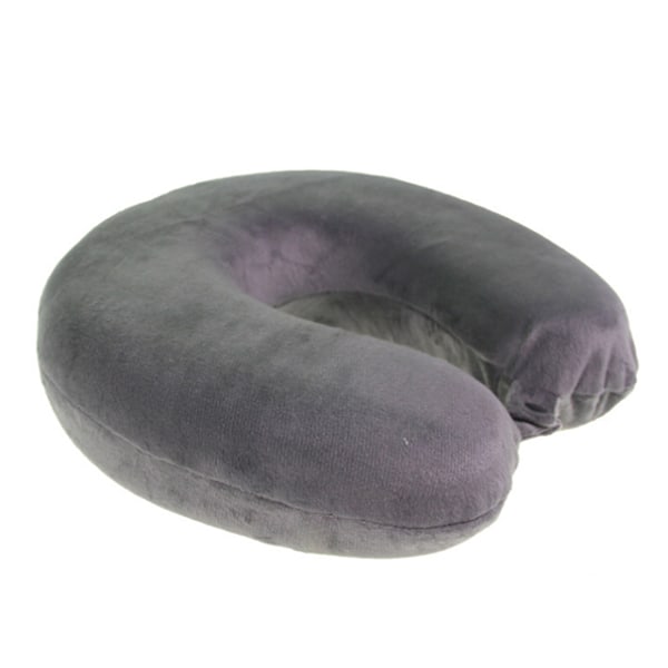 Høykvalitets Reisepute i Memory Foam for Bil- og Flyreiser_xrzi Dark Gray
