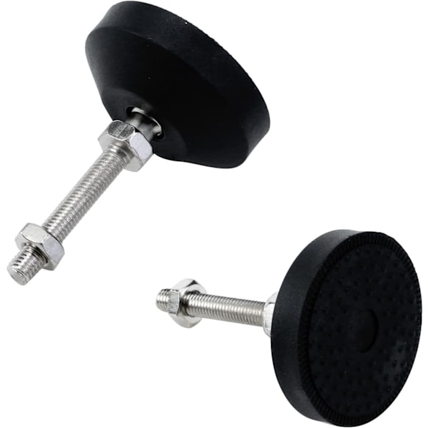 Justerbare Møbelfødder, M8x50mm Forstærket Nylonbase, Bord/Skrivebord Nivelleringsfødder, (82mm Lange, Pakke med 4)