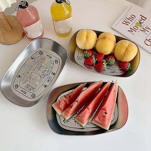 3 kpl Pohjoismaalaista Retro Pientä Tarjotin Snack-lautasta Hotellin Pöytäastiat Pastalautanen