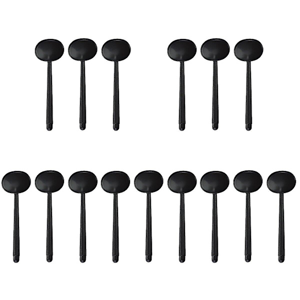 15 st Handhållna Ögonluckor Professionella Plast Svarta Ögonluckor För Synprov 15 st 15 pcs