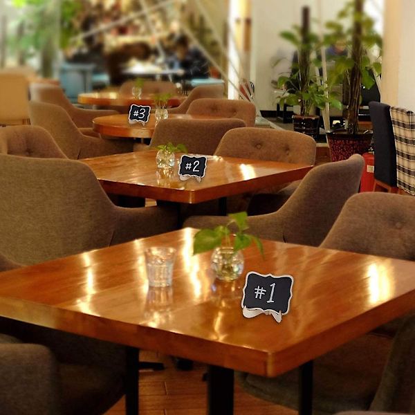 20 kpl Mini Liitutauluja Nestemäisellä Liitukynällä, Pienet Puusta Valmistetut Liitutaulu Tarrat