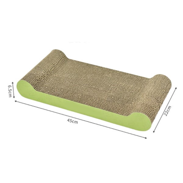 Kattklösbräda Klosharpare, Vågig Pappersklo-Slipning Anti-Rep Sofa, Katt Skyddande Tillbehör, Katt Skrivplatta, Sovande Katt Leksak (Gr