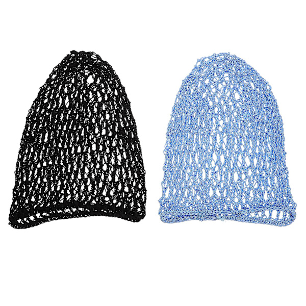 2 stk. Kvinders Hårbånd Ballet Dans Bun Dæk Hårnet Snoods Dæk Kort Hår Net Snood Sovende Hår 23x20cm