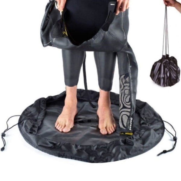 Opbevaringspose til strandbadetøj, 130 cm våddragt Strandsurfingdragt Hurtigt vandtæt opbevaringscover