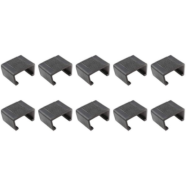 10 kpl Osiollisen Sovan Kiinnikkeitä Kohdistuspuristimia Ulkokalusteiden Kiinnikkeitä Musta 5,25X3CM Black 5.25X3CM