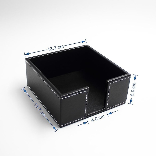 PU Læder Firkantet Cocktail Serviet Holder Tissue Box Papir Serviet Dispenser Bar Caddy Til Spisebord Hotel Kontor Hjem