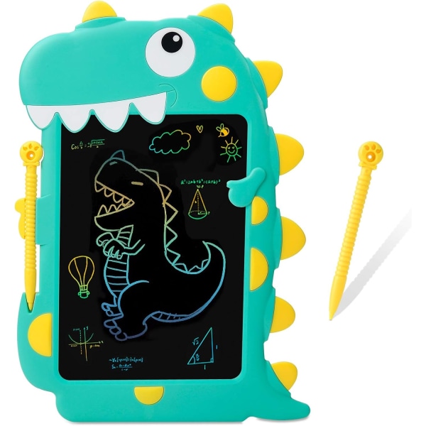Skrivetavle for barn Doodle Board Kladde og Lek for 3-10 år gamle gutter/jenter Gaver Utdanning Læringsleker Dinosaur