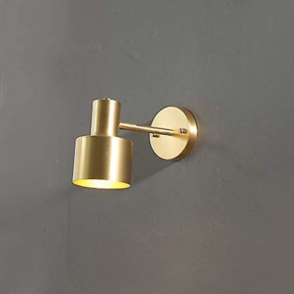 LED Vegglampe Justerbar Retning Speil Bad Gull Lys Trappe Lys Soverom Jern Vegglampe