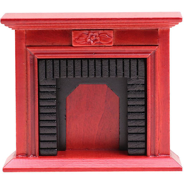 Miniatyrspis för Minihus Tiny House Spis Miniatyr Möbel Spis Miniatyr Röd 10.2X8.8CM Red 10.2X8.8CM