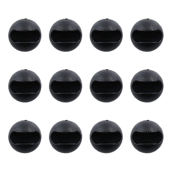 12 st Stolskyddsöverdrag Halksäkra Stolsbensskydd Hårfön Stolsfotdynor Svart 3X3CM Black 3X3CM