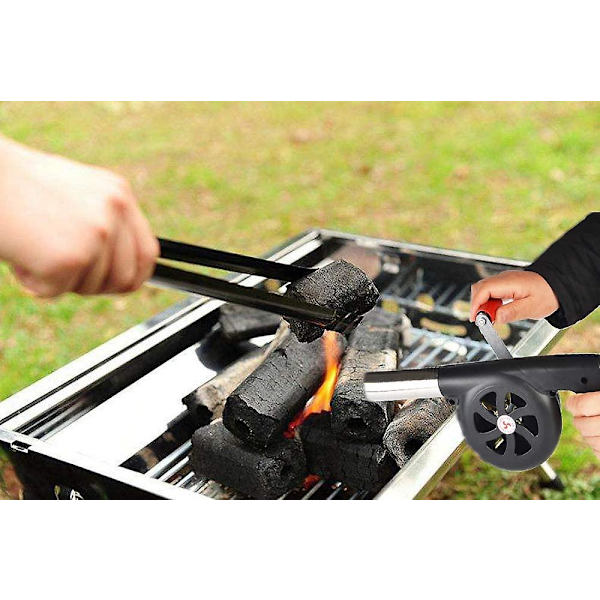 Manuaalinen Grillin Puhaltimen Puhaltimen Tuuletin Ulkokäyttöön, Grillaukseen, Takkaan