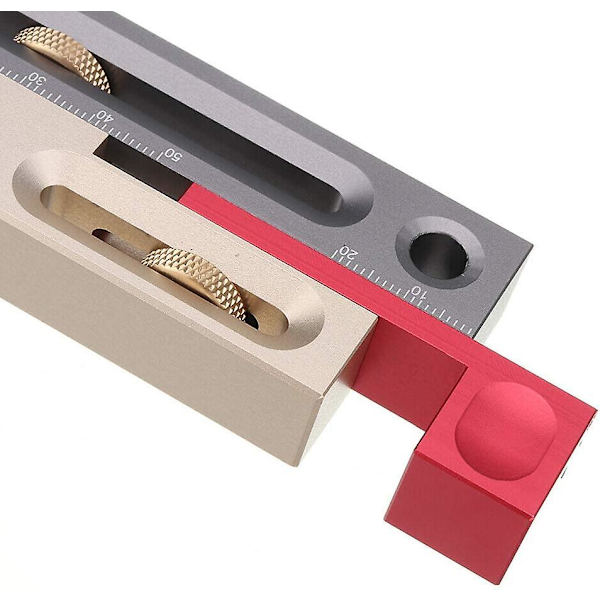 Bordrundsavs Notjusteringsværktøj Tap- og Hulværktøj, Sømjusterings Måleinstrument Træbearbejdningsværktøj Bord, Hul Måleinstrument Regulator Bl