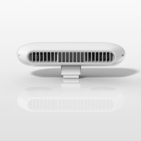 Multifunksjonell bærbar USB mini hengende midjevifte liten elektrisk klipsvifte sports_xrzi White 5